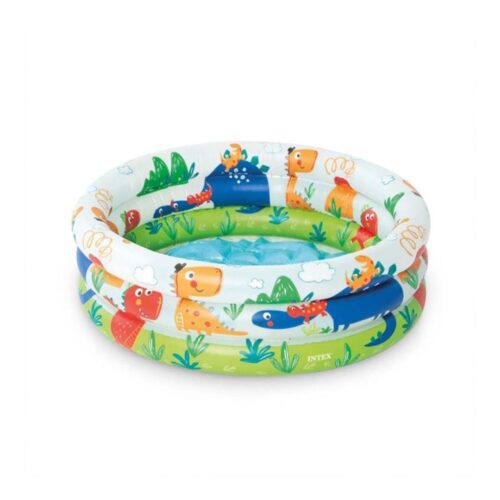 Intex 57106NP – mali bazen za bebe Dino Prijatelji 61 × 22 cm