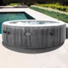 Intex PureSpa Greywood Deluxe 28442NP – obiteljski jacuzzi za 6 osoba s bežičnom pločom, 216 × 71 cm
