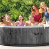 Intex PureSpa Greywood Deluxe 28442NP – obiteljski jacuzzi za 6 osoba s bežičnom pločom, 216 × 71 cm