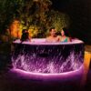 Intex Glow Deluxe 28494NP – jacuzzi na napuhavanje s ugrađenom LED rasvjetom, 4 osobe