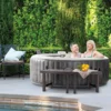 Intex 28514 – klupe za okrugli jacuzzi za 4 osobe, 2 srednje (42 cm)