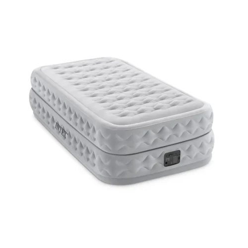 Intex Supreme Air-Flow Twin – krevet na napuhavanje za 1 osobu s ugrađenom pumpom 99 × 191 × 51 cm (64488ND)