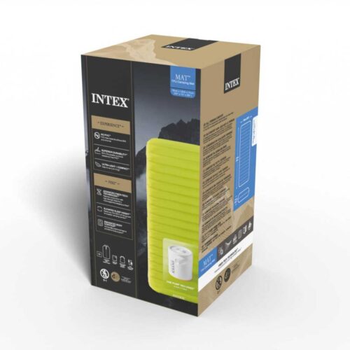 Intex TrueAire madrac za kampiranje, TPU, s USB pumpom 76 × 191 × 17 cm (64097NP)