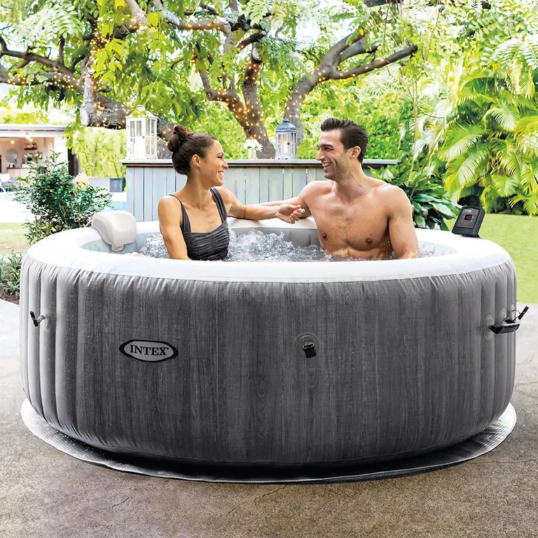 Intex PureSpa Greywood Deluxe, jacuzzi na napuhavanje za 4 osobe