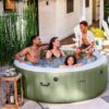 Intex PureSpa Bubble 28426NP – okrugli jacuzzi na napuhavanje za 4 osobe, 196 × 71 cm