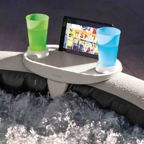 Intex 28520 – Premium pladanj za jacuzzi s LED svjetlom i držačem za tablet