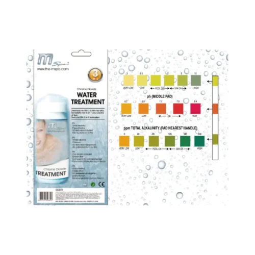 MSpa B0303969 – test trake za vodu 3 u 1 (pH, klor, alkalitet), 50 kom