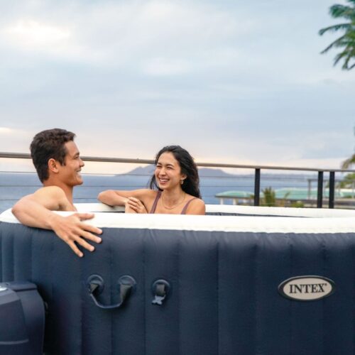 Intex PureSpa Plus Navy 28432NP – jacuzzi za 6 osoba na napuhavanje, 216 × 71 cm